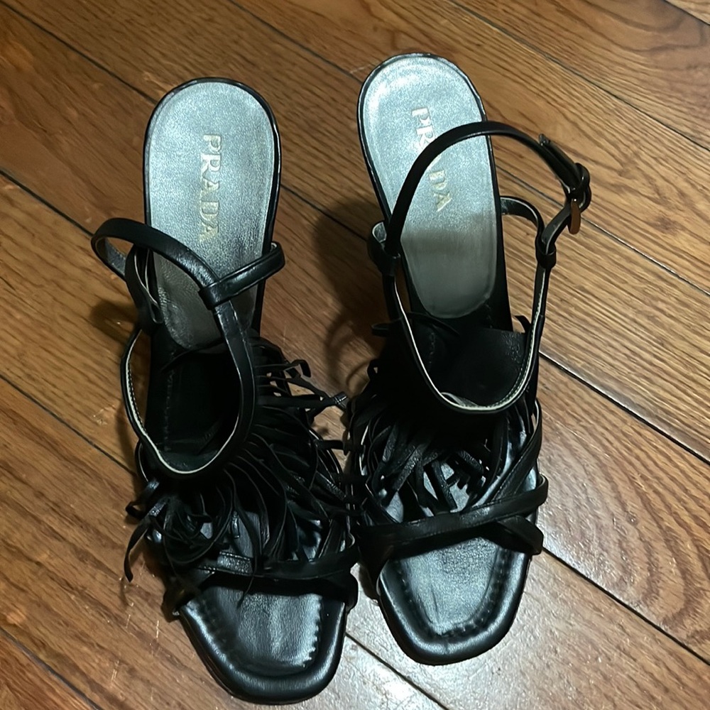 prada / Fringe heels